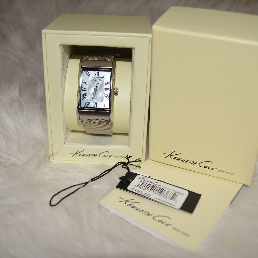 Kenneth Cole Silver tone watch